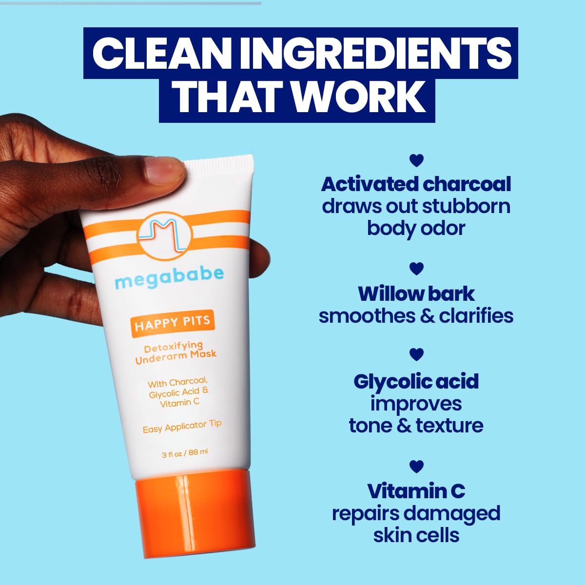 Close-up of black charcoal mask texture highlighting detoxifying charcoal benefits