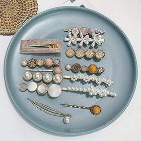 Mehayi faux-pearl clip detail highlighting elegant finish benefit