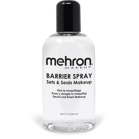 Mehron front bottle showing product and branding for reliable hold