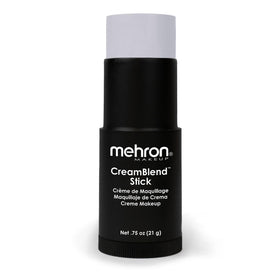 Mehron CreamBlend Stick front view showing compact stick and label for quick use