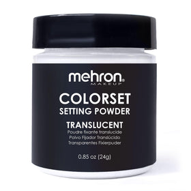Mehron jar front view showing brand and compact size benefit