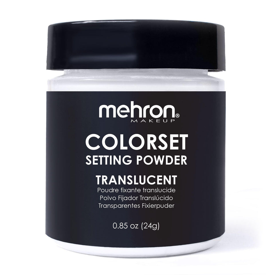 Mehron jar front view showing brand and compact size benefit