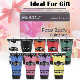 MEICOLY kid face painting lifestyle showing fun party-ready results