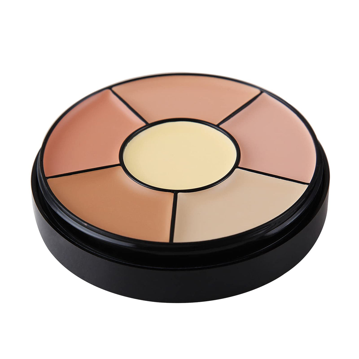 MEICOLY white makeup sponges beside palette, precise application control