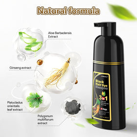 MEIDU application closeup with gloved hand applying shampoo, highlights neat stain‑free use