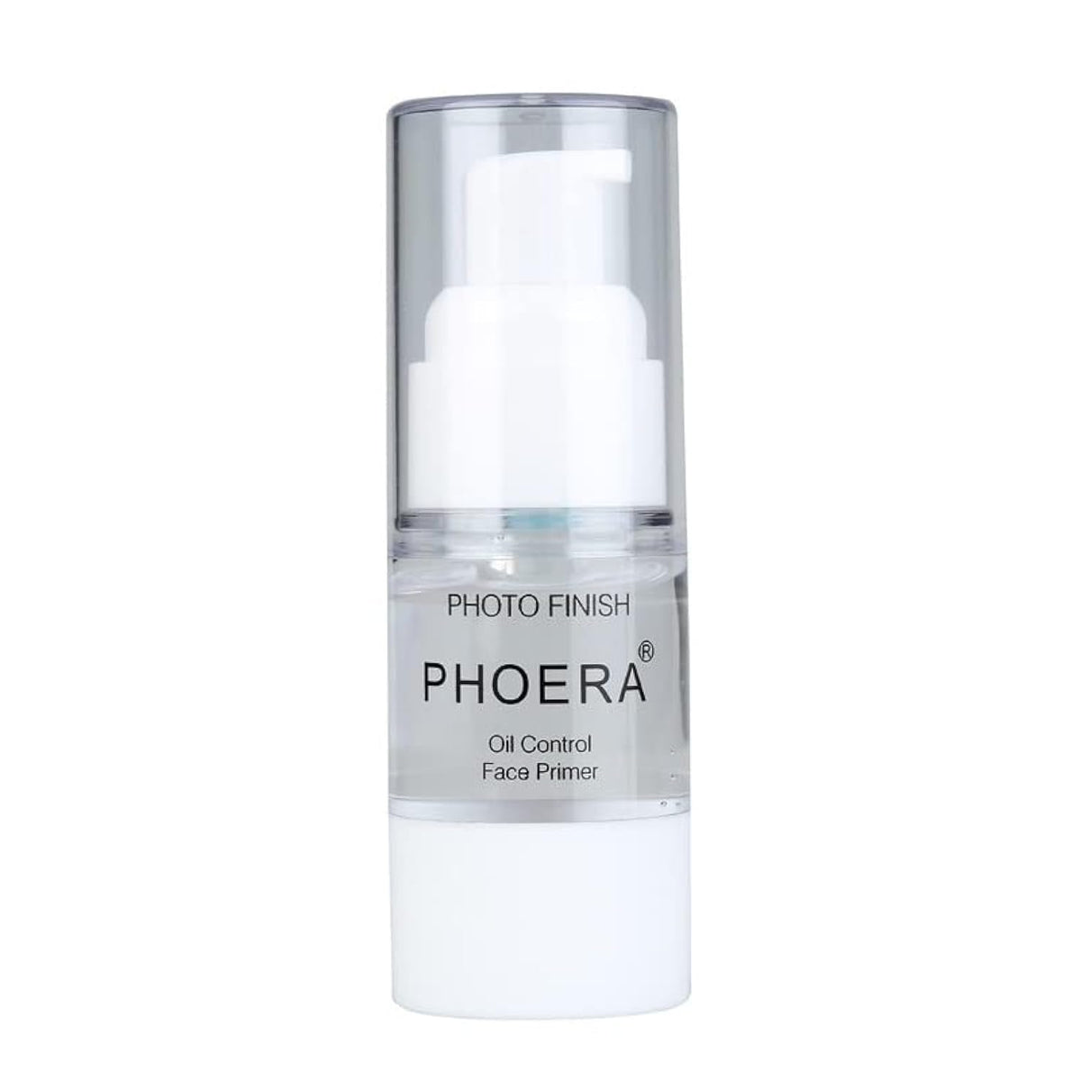Meifen PHOERA front bottle showing compact travel-friendly primer
