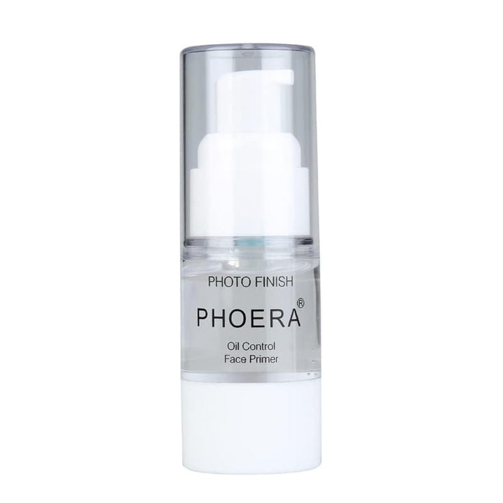 Meifen PHOERA front bottle showing compact travel-friendly primer