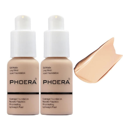 Meifen PHOERA front packaging showing bottles and matte finish benefits