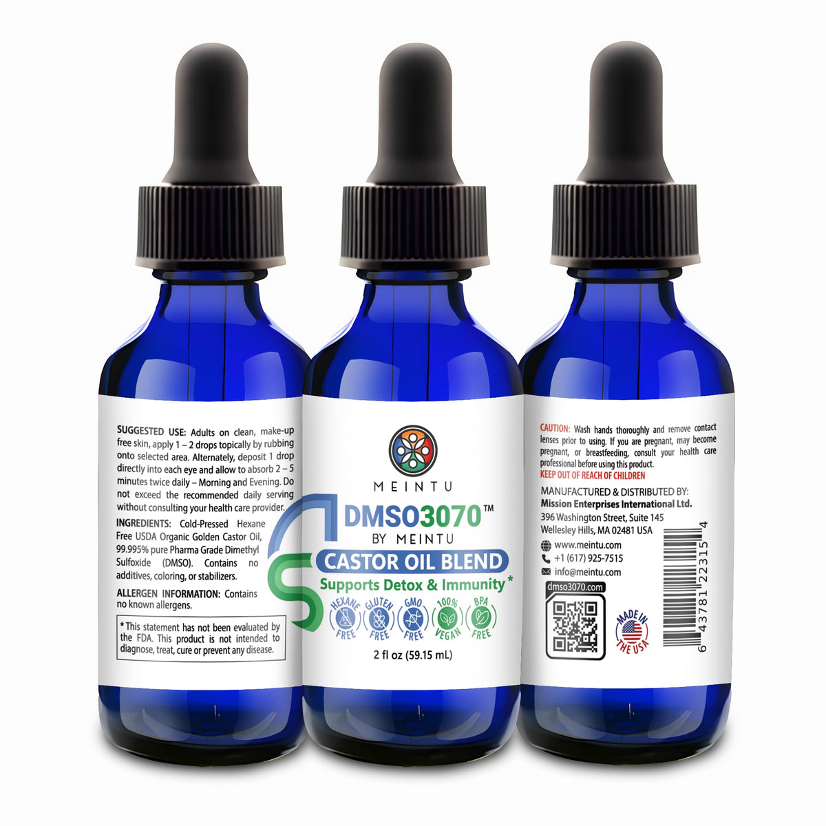 MEINTU bottle beside towel and bowl, lifestyle setting for easy daily routine benefit