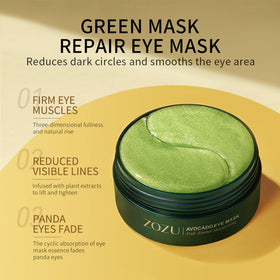 MeiPlumLai single hydrogel eye patch close-up illustrating smooth adhesion