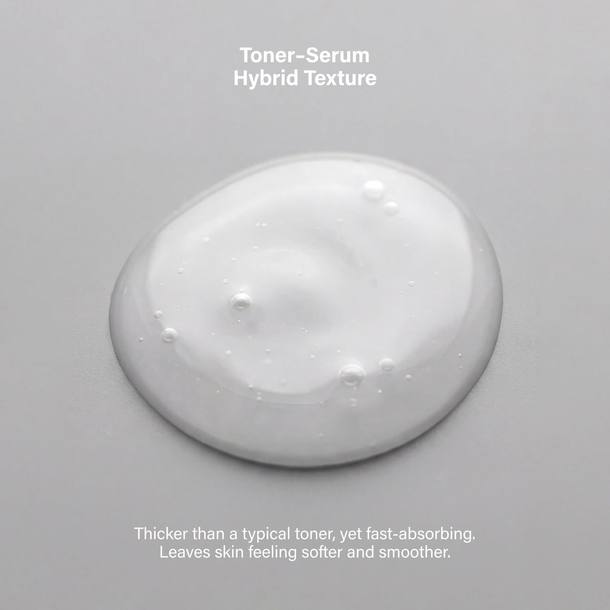 Meisani hand pouring toner to demonstrate easy application and absorbency