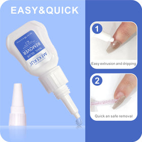 MEKERUI application demonstration pressing press-on nails for long-lasting secure hold