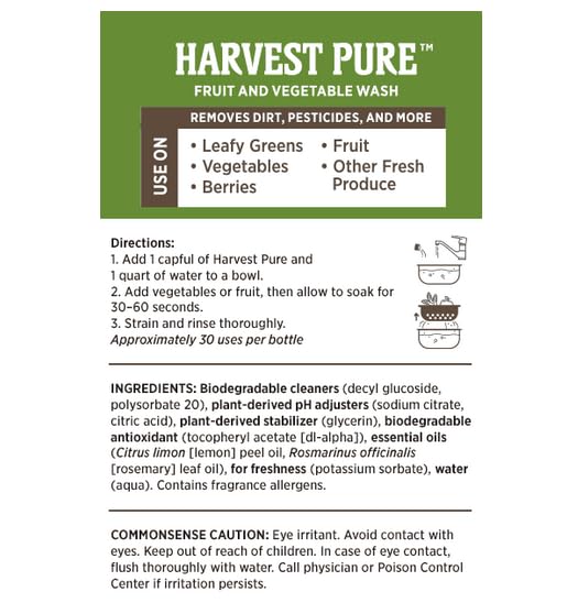 melaleuca spray in use on apples demonstrating effective rinsing and gentle cleaning action
