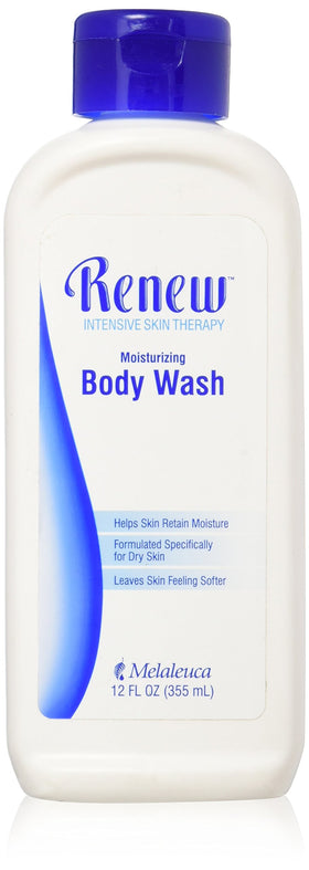 Melaleuca Renew front label showing product name and benefit for hydrated skin