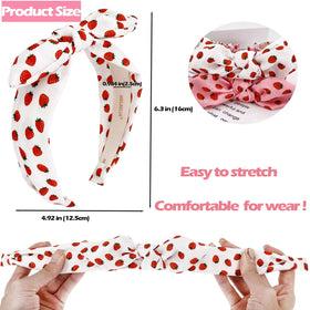 Melbelia flat lay of both headbands displaying color options and pattern