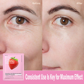 Meleell mask size shown in hand for scale and easy travel-friendly benefit