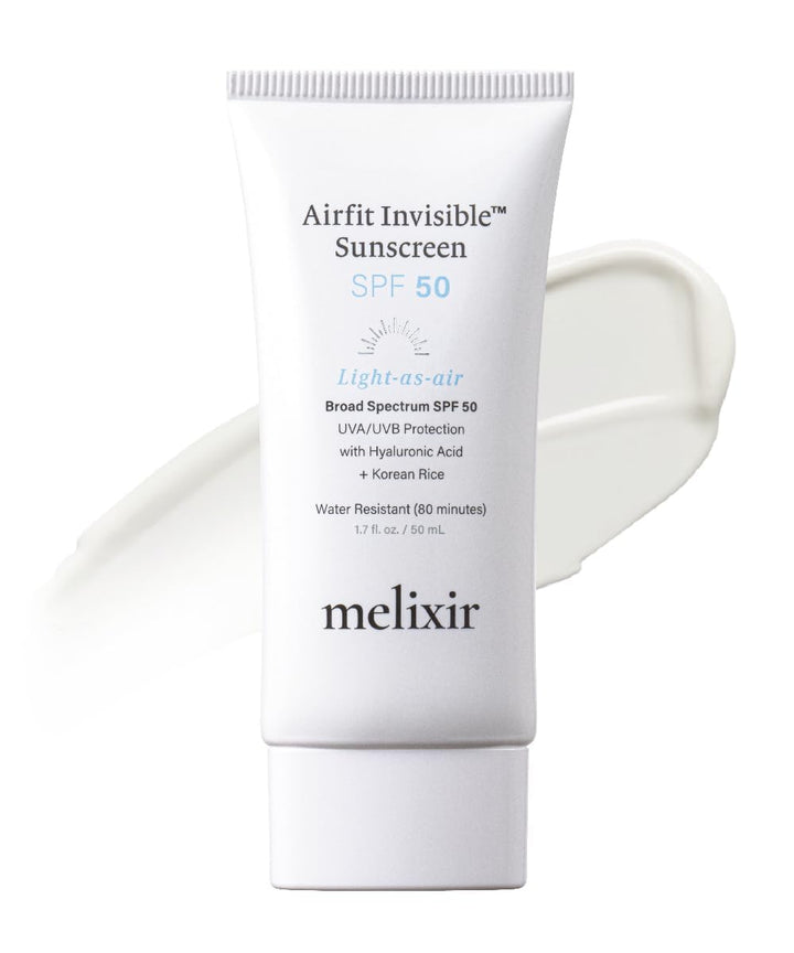 Melixir front packaging showing tube and SPF benefit