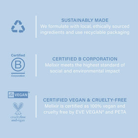 Melixir water-resistance test image showing active wear protection
