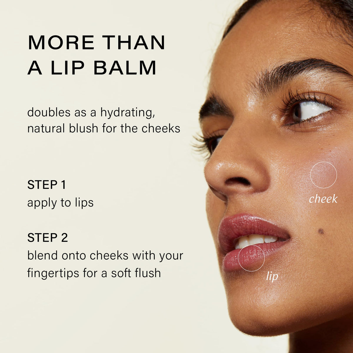 Melixir lip butter ingredients flatlay featuring shea butter and plant oils for nourishment