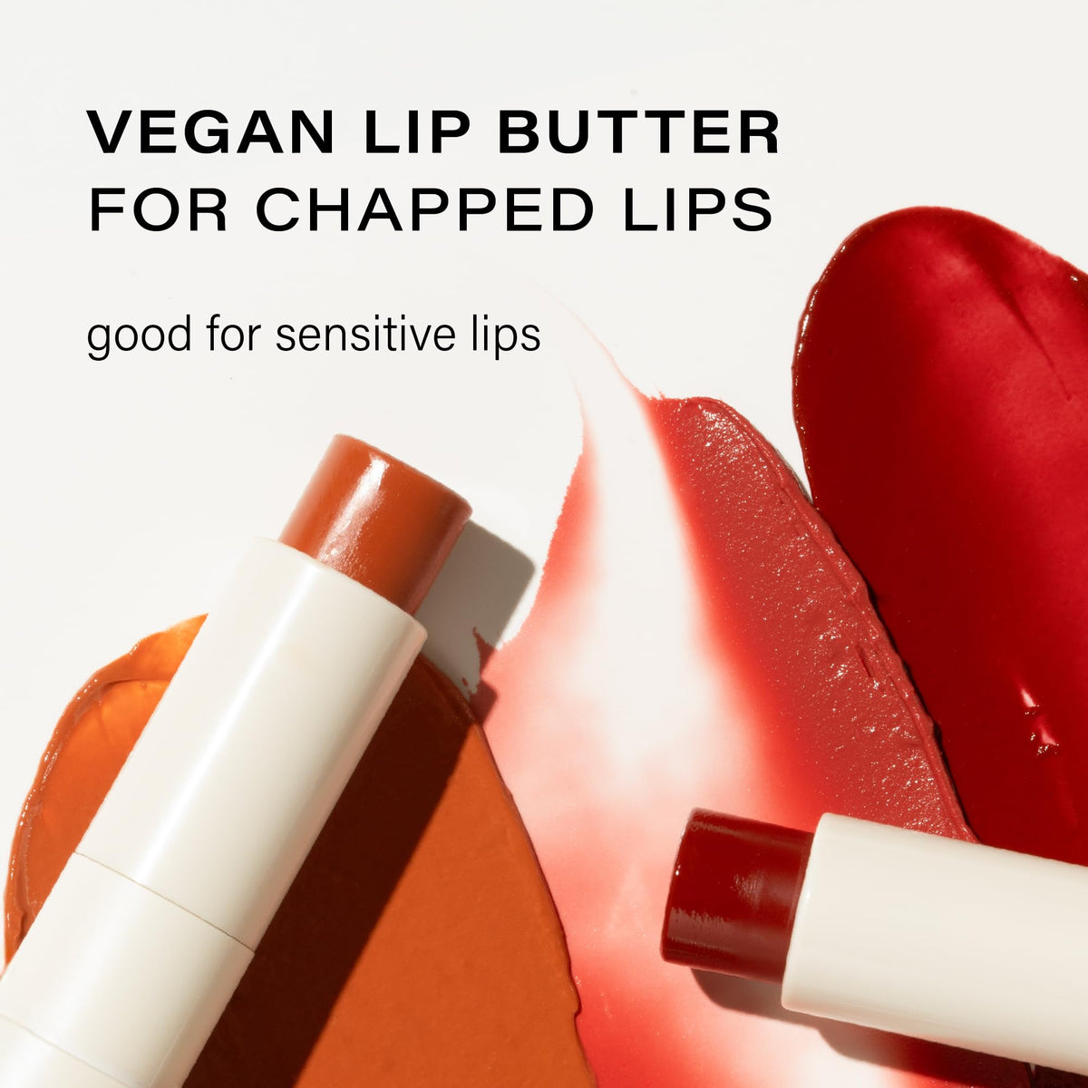 Melixir lip butter open cap close-up showing creamy stick texture for smooth application