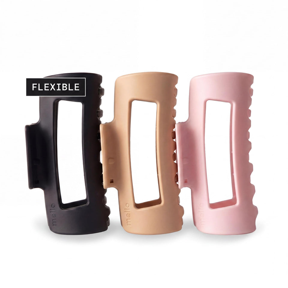 MELLO front view of medium clip showing secure shape and everyday use benefit