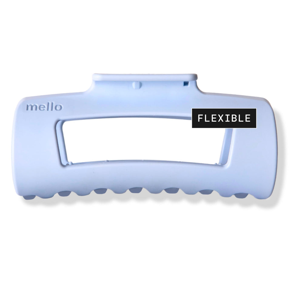 MELLO front view of medium clip showing shape and secure hold
