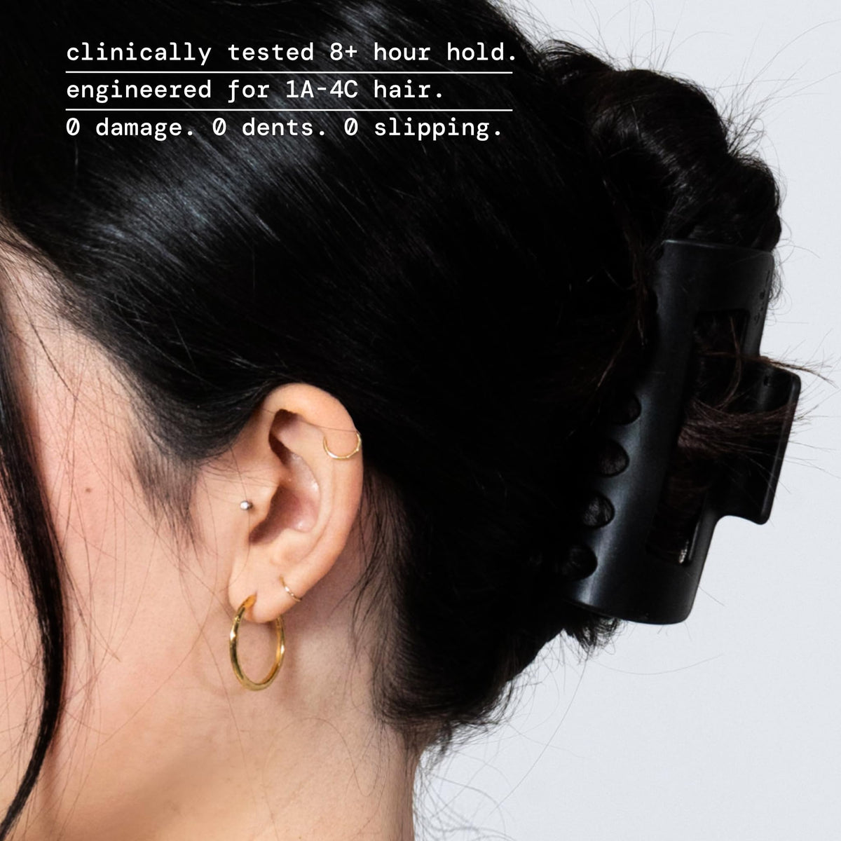 MELLO side profile compressed on pillow demonstrating no pressure