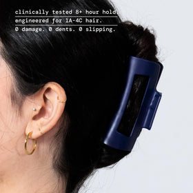 MELLO side shot bent against headrest showing flexible, unsnappable benefit