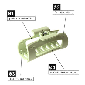 MELLO held in hand to demonstrate compact size and portability