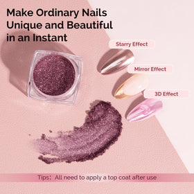 MelodySusie application tool beside jars demonstrating easy rub-on application