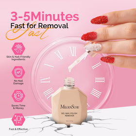 MelodySusie remover bottle closeup label highlighting low-odor formula
