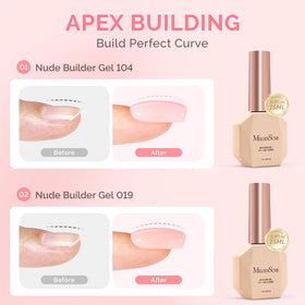 MelodySusie built-in brush and bottle neck detail for precise gel application