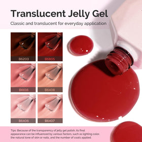 MelodySusie brush stroke texture demonstrating glossy jelly finish and buildability