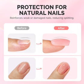 MelodySusie brush applying builder gel for precise nail sculpting