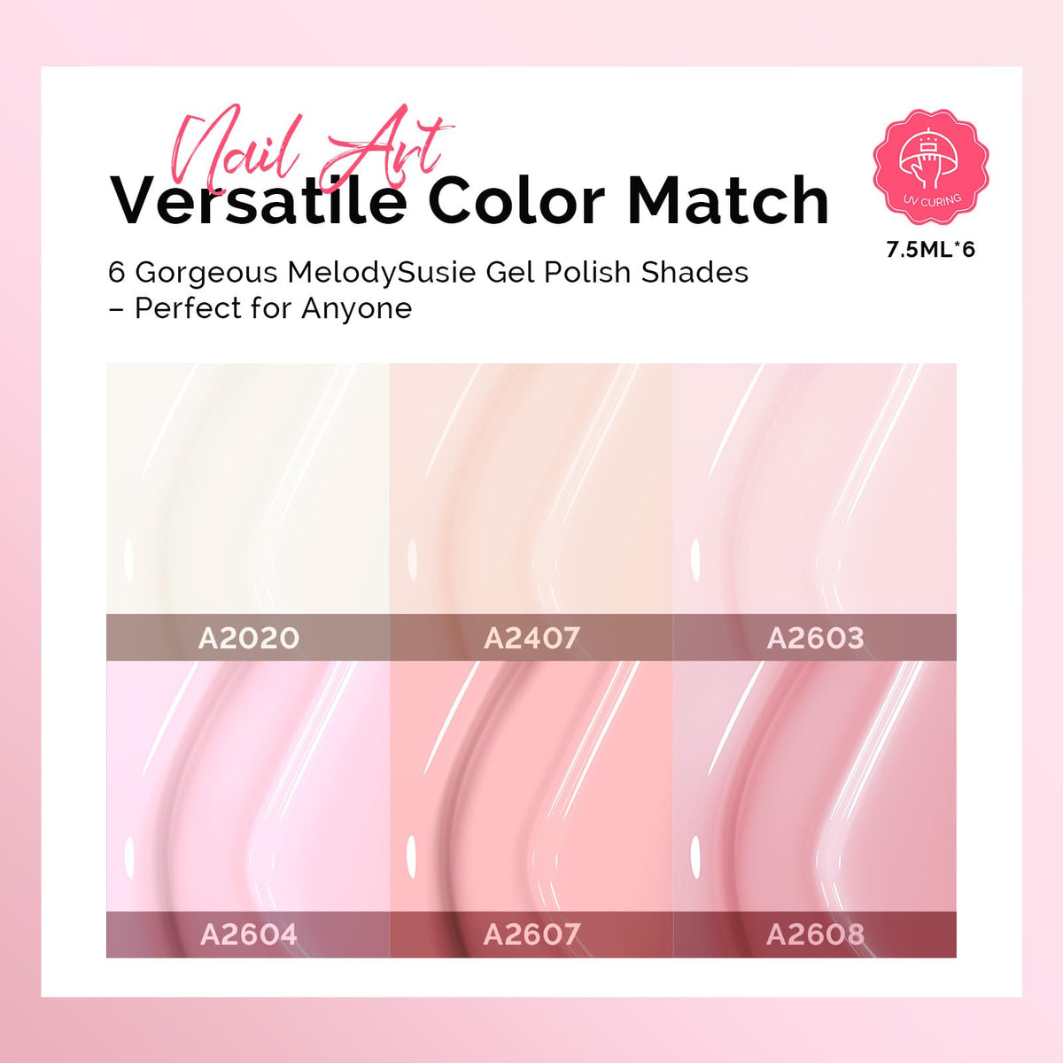 MelodySusie brush applying smooth gel stroke, demonstrates even coverage