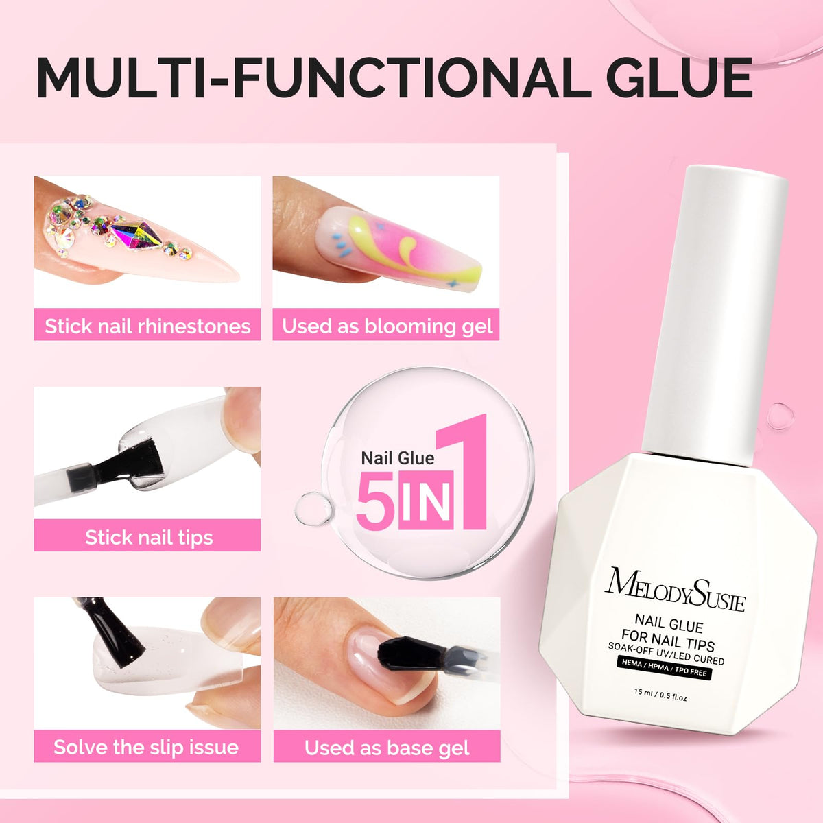 MelodySusie close-up gel texture demonstrating smooth spreadability
