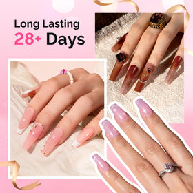 MelodySusie false nail swatch wheel illustrating color choices and planning benefit