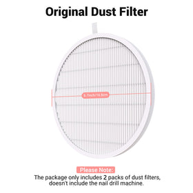 MelodySusie filter being cleaned with brush to restore strong airflow