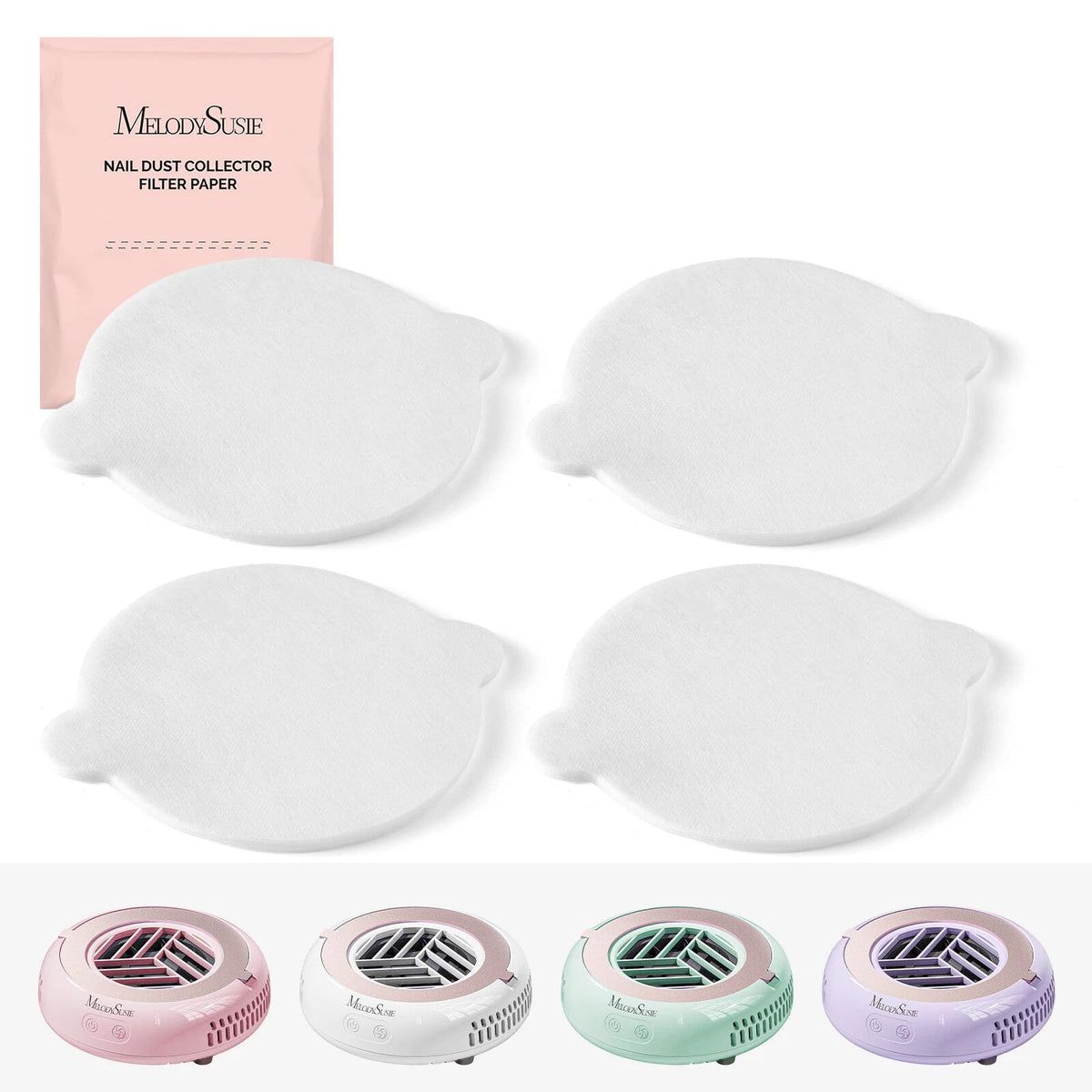 MelodySusie front pack showing 120 filters and clear usage benefit