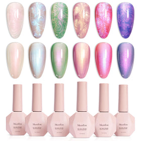 MelodySusie front packaging showing six pearl gel bottles and kit benefits
