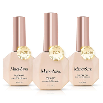 MelodySusie front packaging showing three clear 15ml bottles and benefits