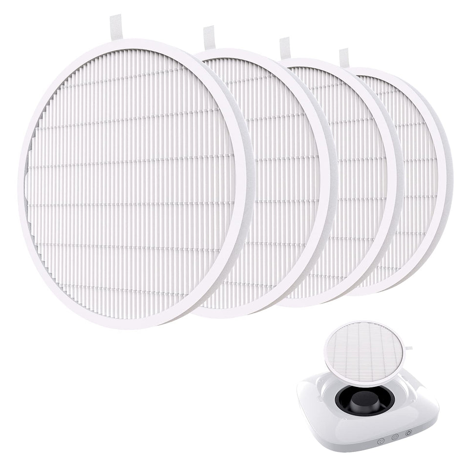 MelodySusie front view of four replacement filters showing clean fit and performance