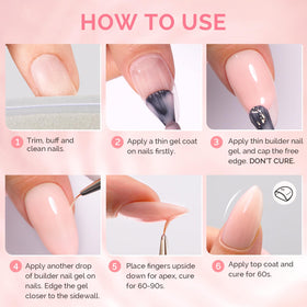 MelodySusie set beside lamp and tools in a home manicure scene for convenience benefit