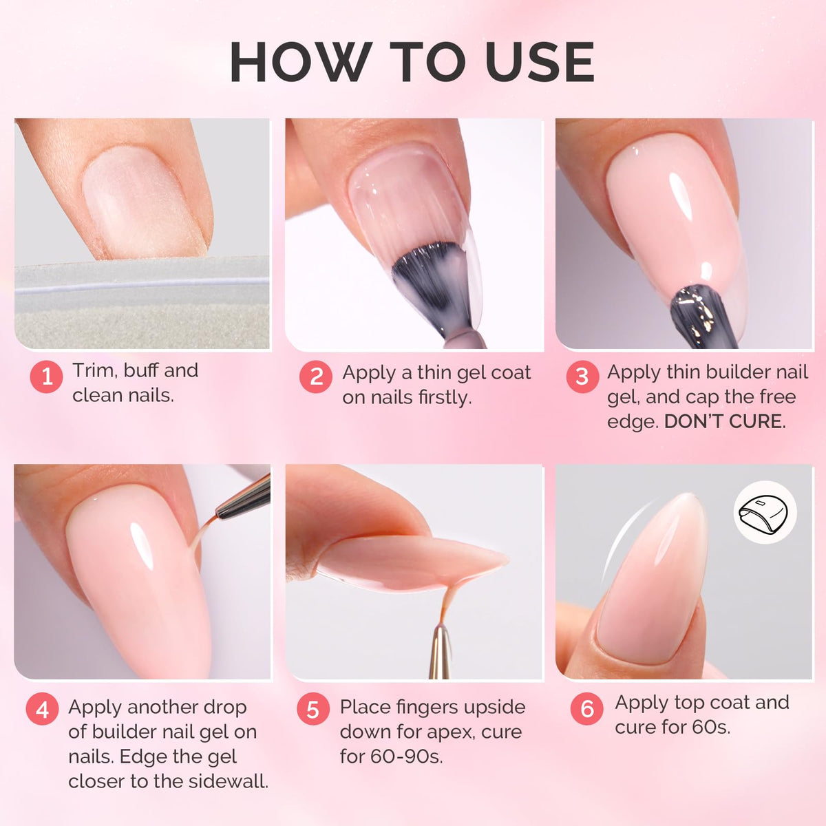 MelodySusie lifestyle shot of woman wearing polished reinforced nails