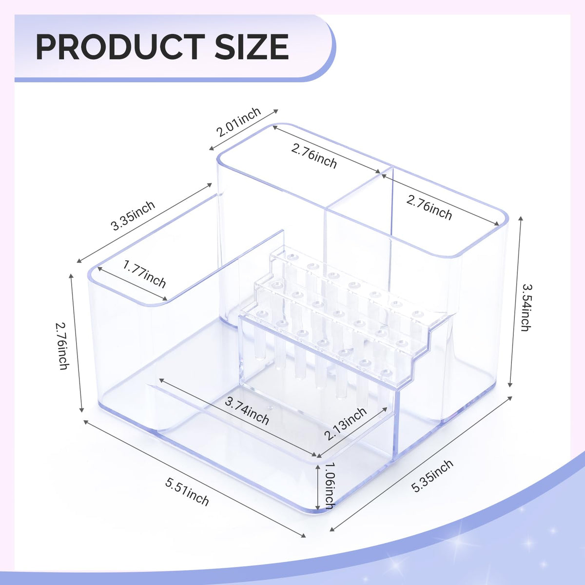 MelodySusie lowest tray with sanding bands and pads for small-item order