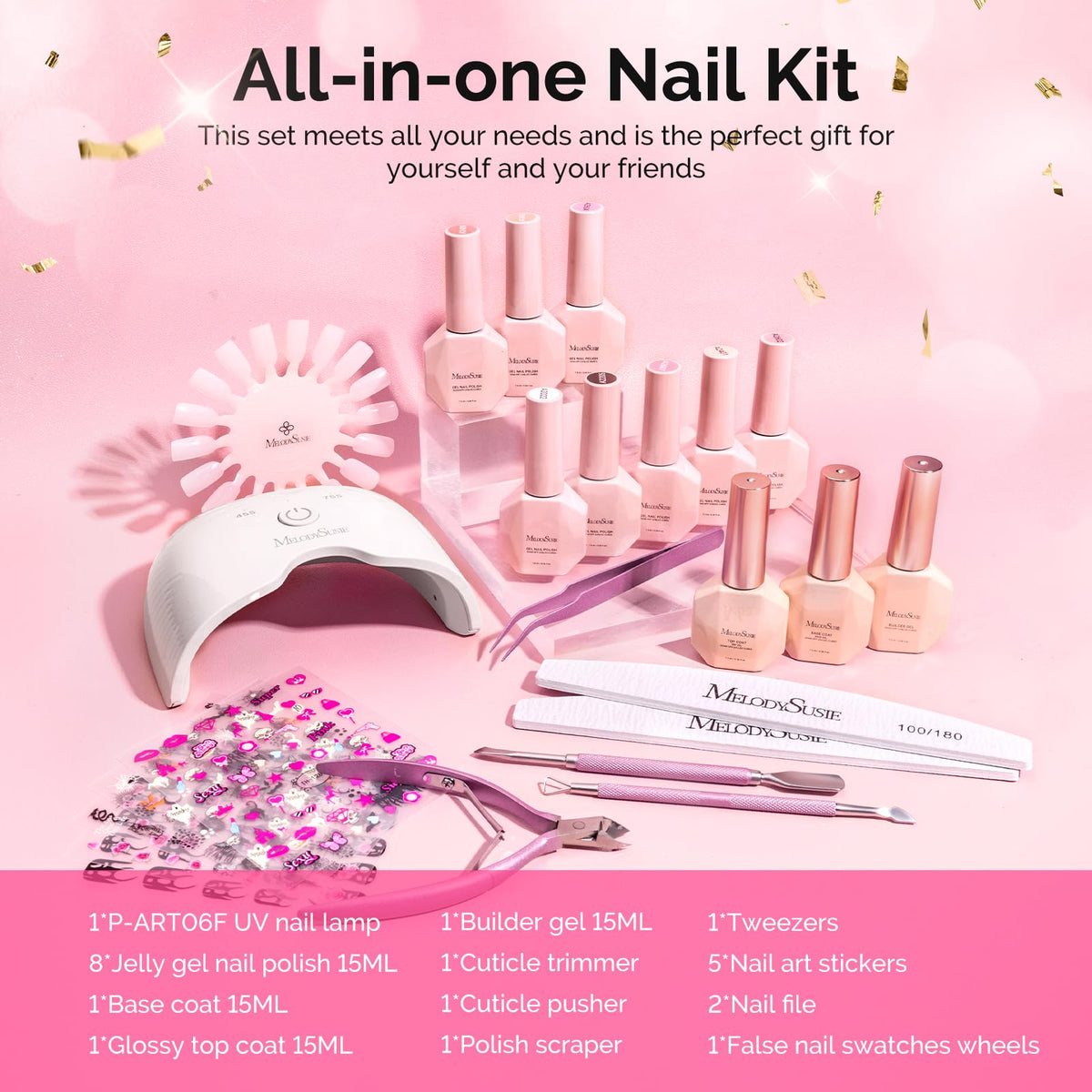 MelodySusie completed manicure lifestyle scene showing salon-quality finish at home