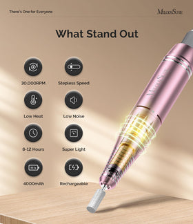 MelodySusie clip-on battery pack detail highlighting hands-free mobility benefit
