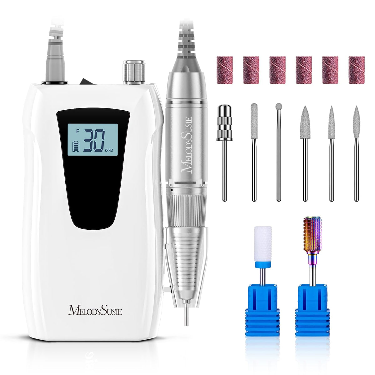 MelodySusie SC320D front view showing compact clip-on unit for travel convenience