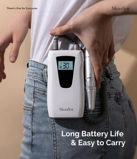 MelodySusie SC320D LCD close-up displaying speed and battery for easy monitoring