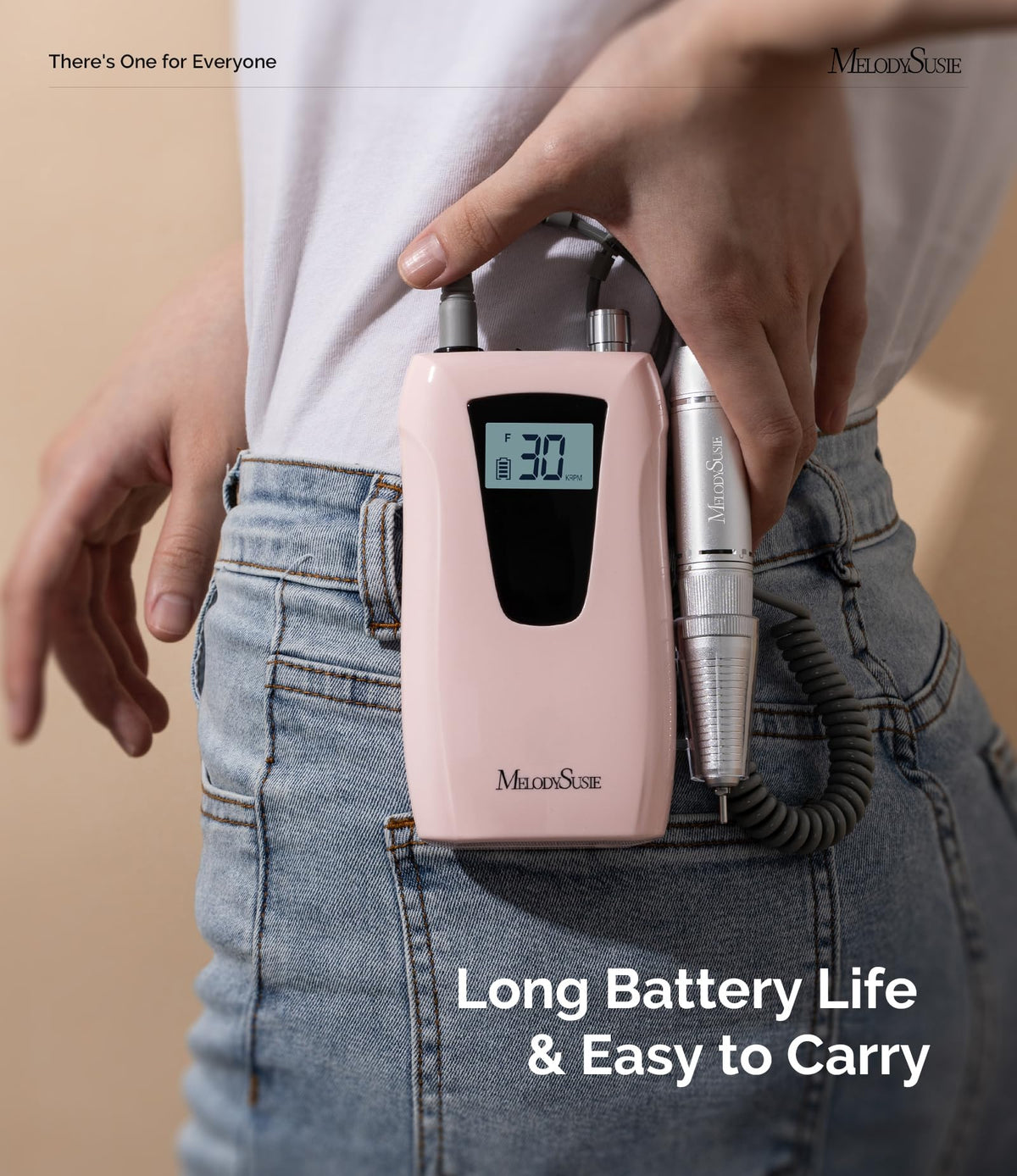 MelodySusie SC320D pen-shaped handpiece close-up for comfortable precision